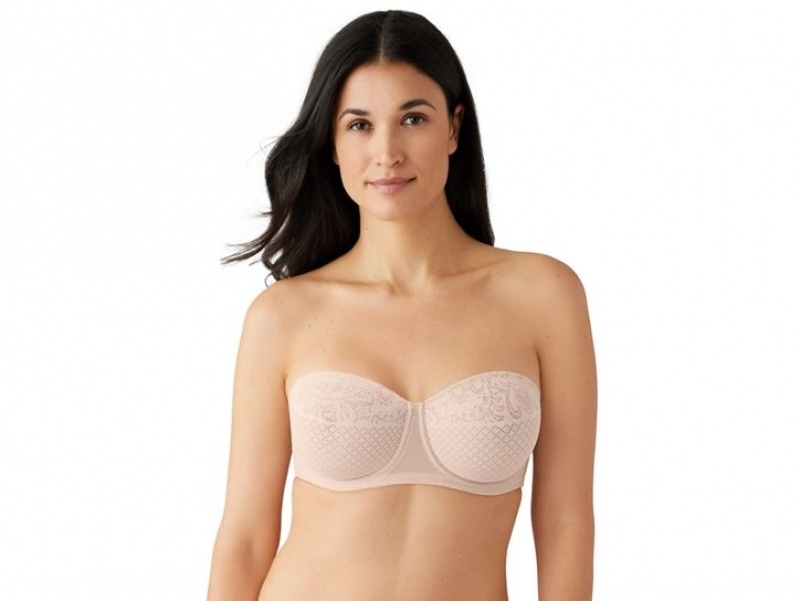 Brown Wacoal Visual Effects Minimizer Strapless Bra | QEIBHWM-42