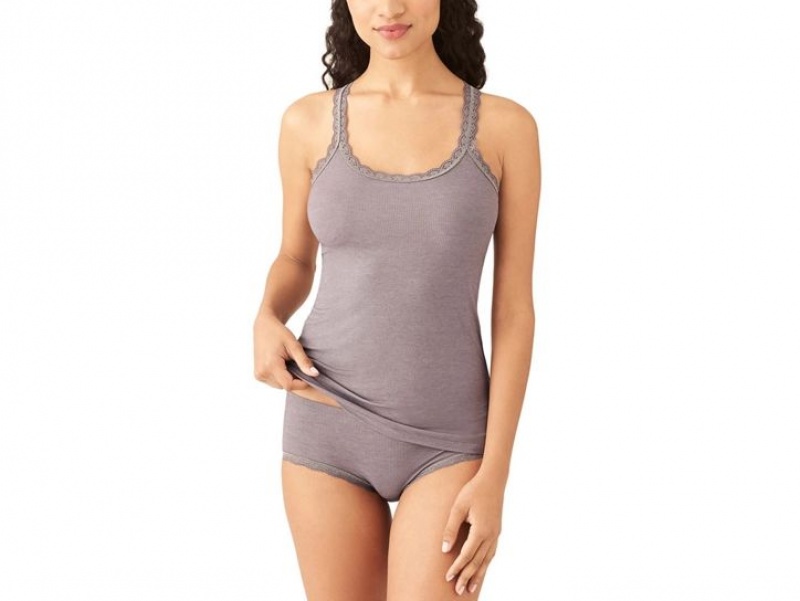 Dark Grey Wacoal b.tempt\'d Innocence Cami Bodysuit | VTJRWLS-29