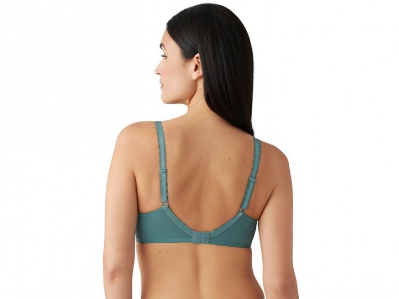 Green Wacoal Evocative Edge Underwire Underwear | VZSXQFP-46