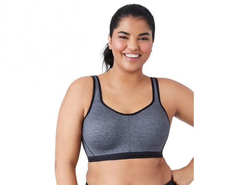 Grey Wacoal Brandi Underwire Sports Bra | IUYAOXK-64