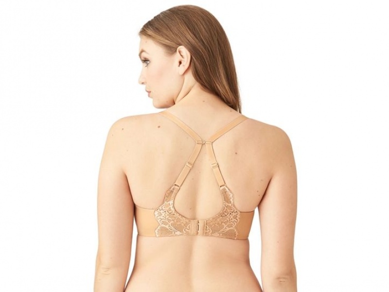 Khaki Wacoal Lace Impression Seamless Underwire Lace | FQLMNRV-67