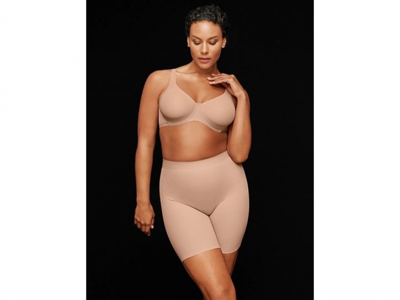 Khaki Wacoal Shape Revelation® Hourglass Thigh Shapewear | SOXUHRN-54