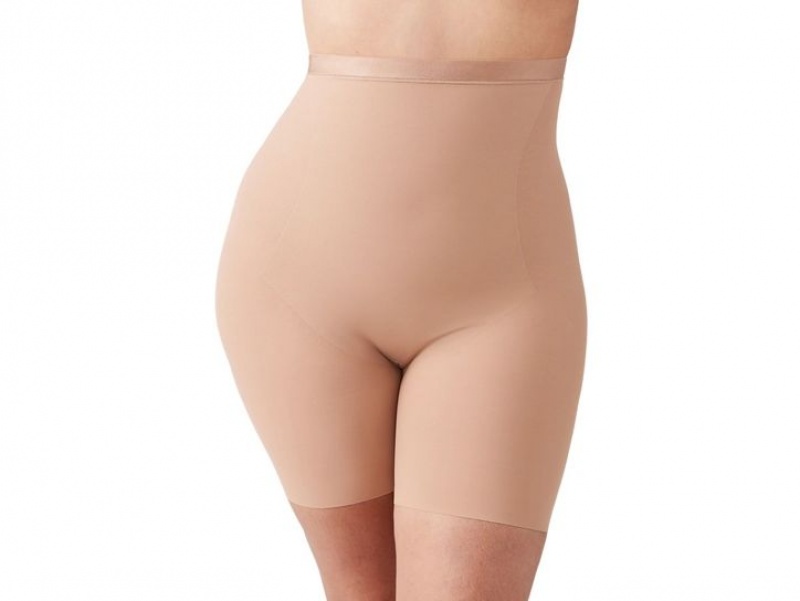 Khaki Wacoal Shape Revelation® Hourglass Hi-Waist Thigh Shapewear | ECKHFPJ-29