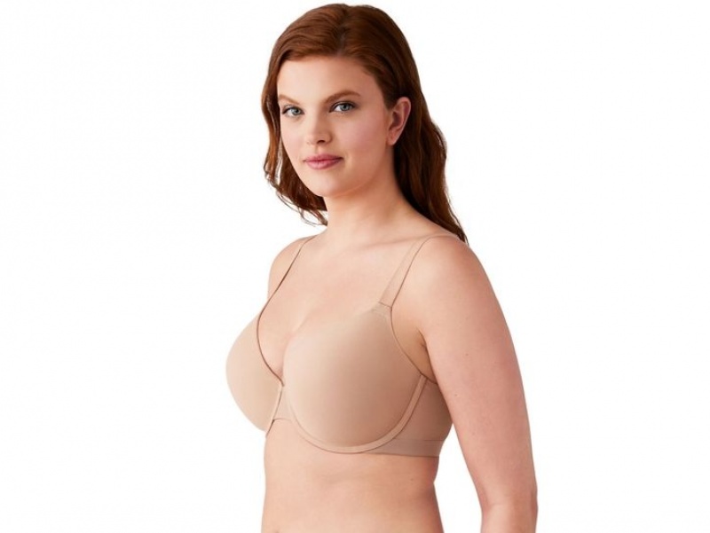 Khaki Wacoal Shape Revelation® Shallow Top Underwire T-Shirt | BTGJFWV-47