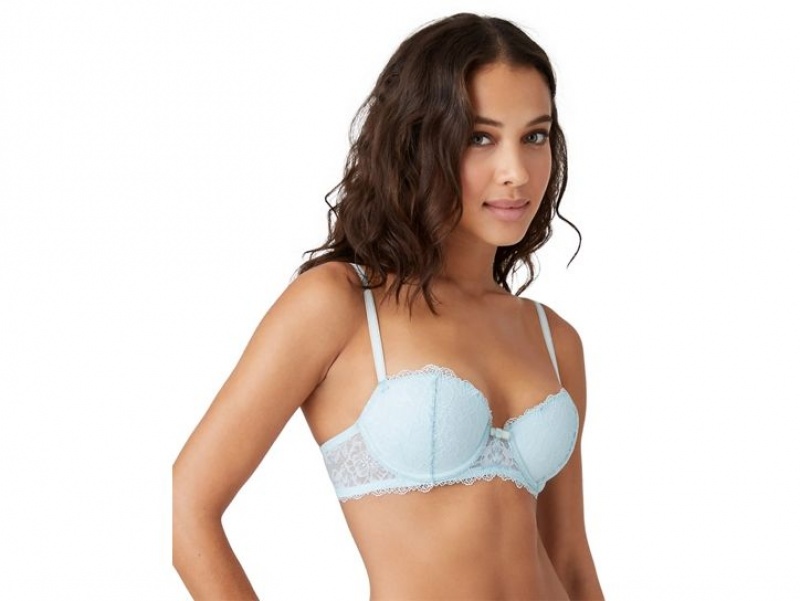 Light Blue Wacoal b.tempt'd Encounter Contour Lace | RNLGJBU-27