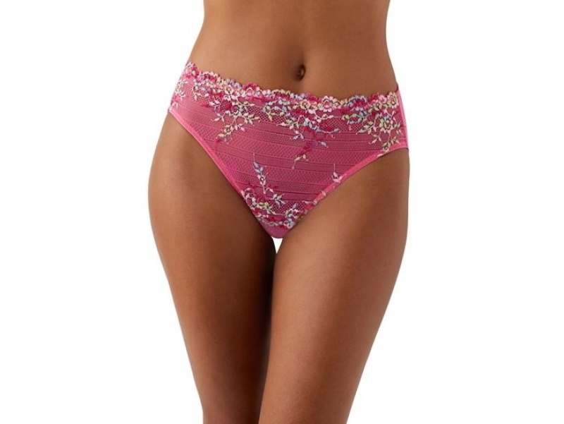 Pink Wacoal Embrace® Hi-Cut Lace | OWFISYH-40