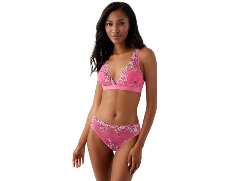 Pink Wacoal Embrace® Wire Freelette Lace | CXAQYDR-27