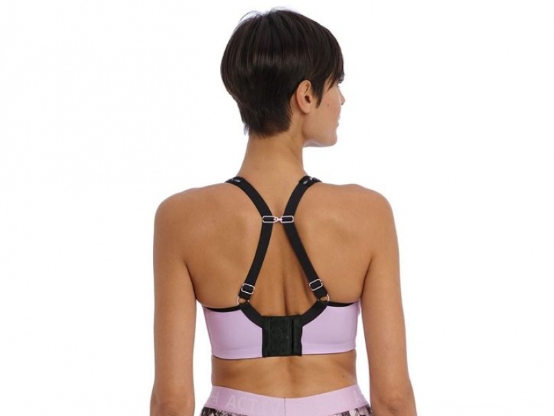 Pink Wacoal Freya Sonic Underwire Spacer Sports Bra | ZCSBFYN-08