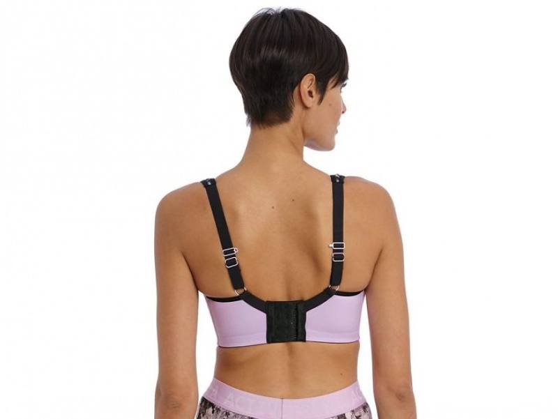 Pink Wacoal Freya Sonic Underwire Spacer Sports Bra | ZCSBFYN-08