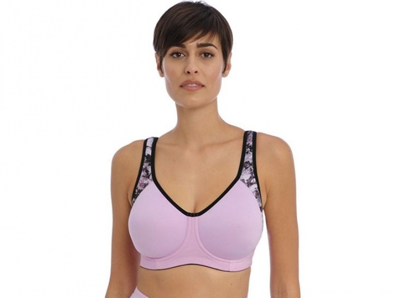 Pink Wacoal Freya Sonic Underwire Spacer Sports Bra | ZCSBFYN-08