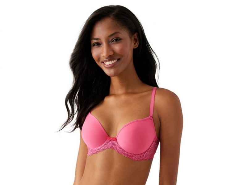 Pink Wacoal La Femme Underwire T-Shirt | PJLHMEQ-43