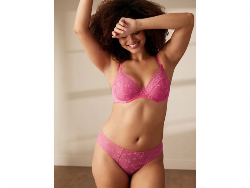 Pink Wacoal Lifted In Luxury Underwire Underwear | IFBPMGU-68