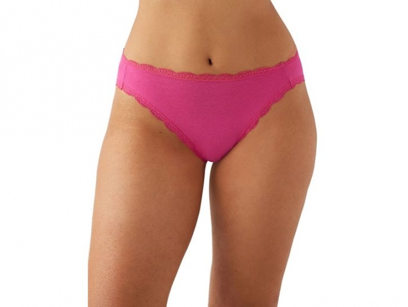 Pink Wacoal b.tempt\'d Inspired Eyelet Hi-Leg Brief | DINPYHX-54