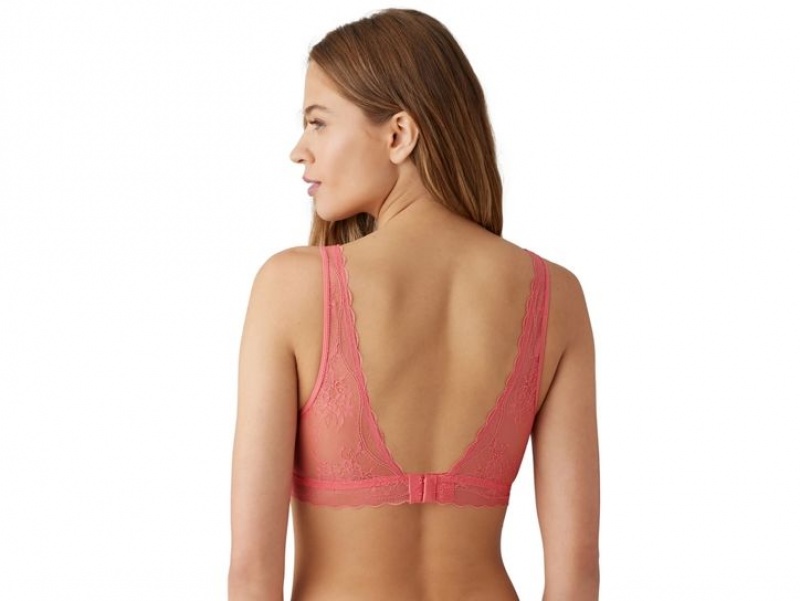 Pink Wacoal b.tempt'd No Strings Attachedlette Bralettes | OWGDQHE-19