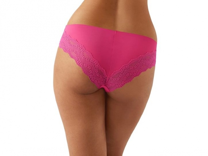 Pink Wacoal b.tempt'd b.bare Cheeky Lace | RTWKZYP-21