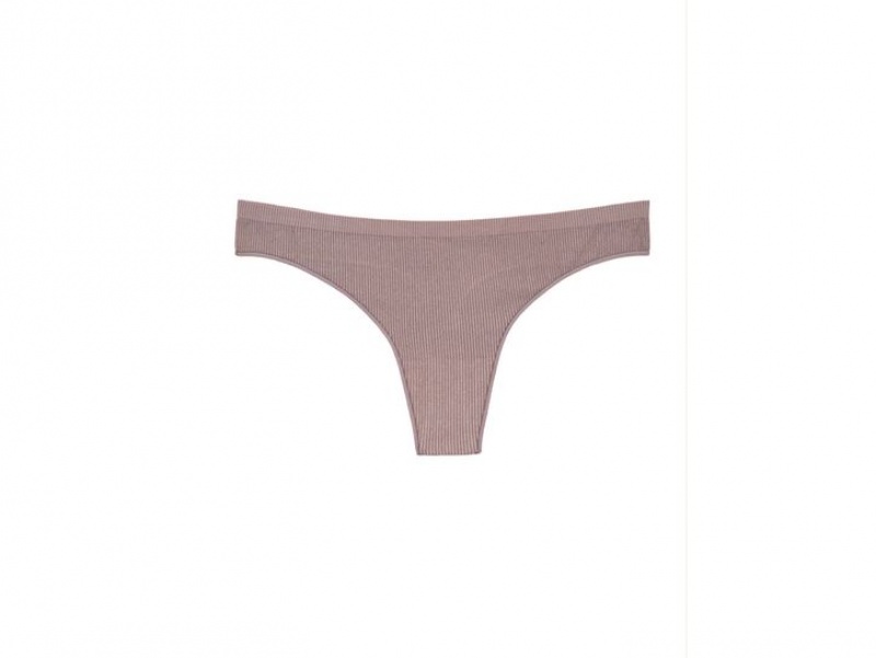 Purple Red Wacoal b.tempt'd Comfort Intended Rib Thong | HBILMTC-98