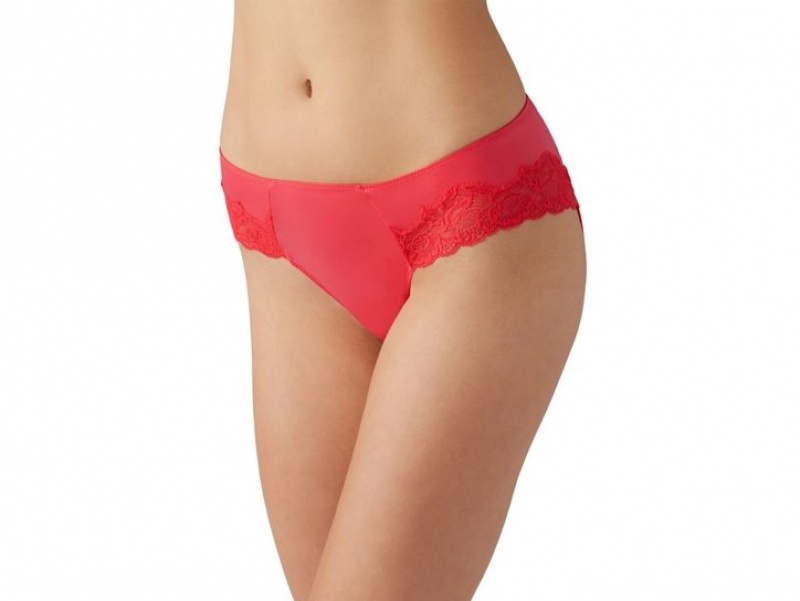 Red Wacoal b.tempt'd Always Composed Hi-Leg Brief | PARFBWH-25