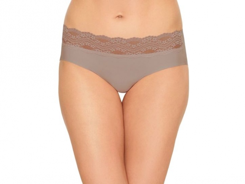 Rose / Khaki / Black Wacoal b.tempt'd b.bare Panty Pack Hipster Panty | XMGUDKE-62