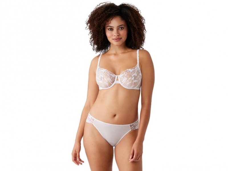 White Wacoal Dramatic Interlude Underwire Underwear | HAMSFUB-52